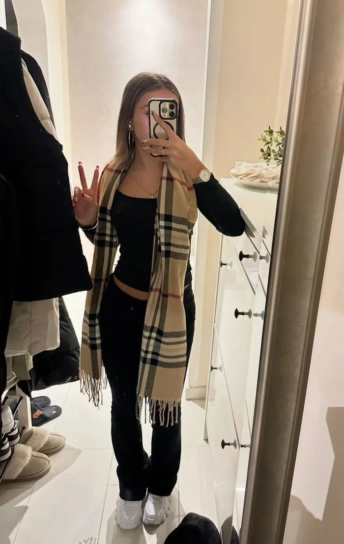 CHECKED SCHAL