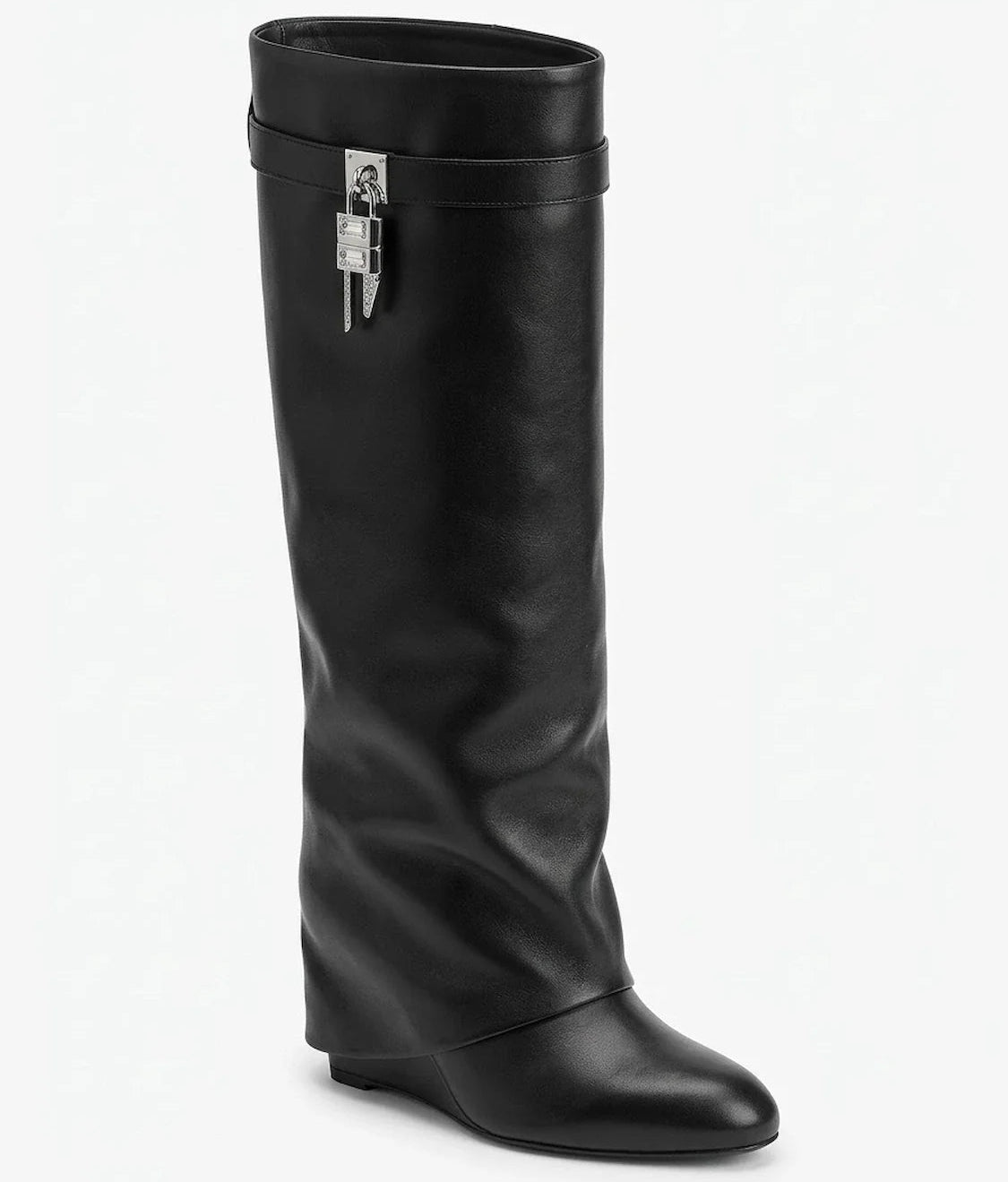 Keilabsatz-Stiefel