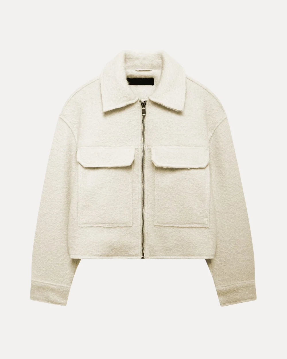 Cropped Woll Jacke