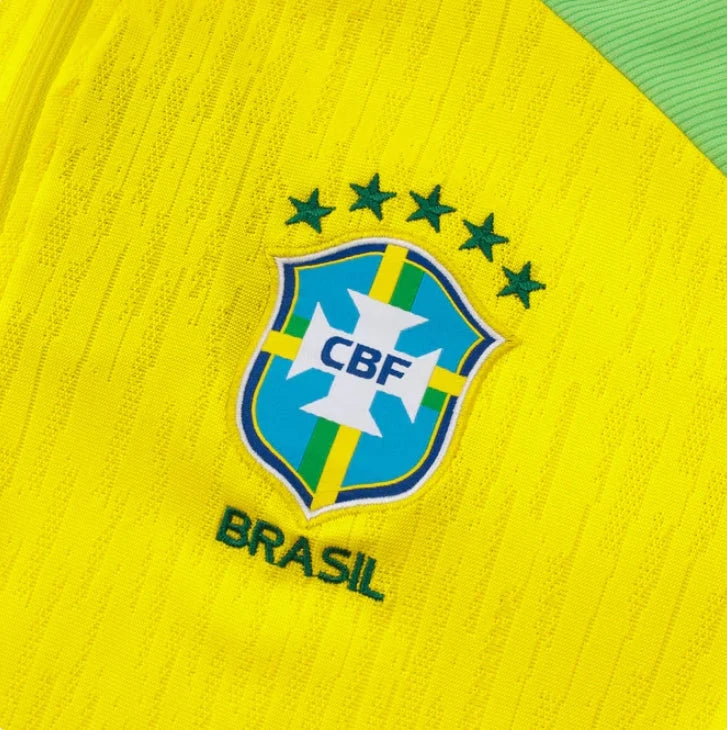 Brasilien Dunkelblauer und Gelber Trainingsanzug