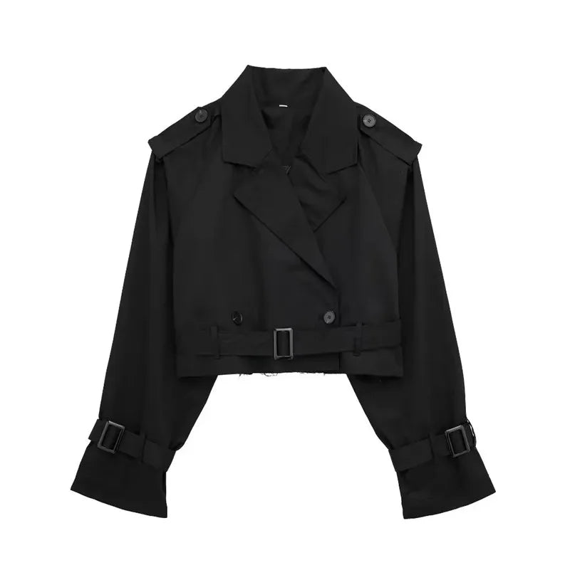 HIGH TRENCHCOAT JACKET