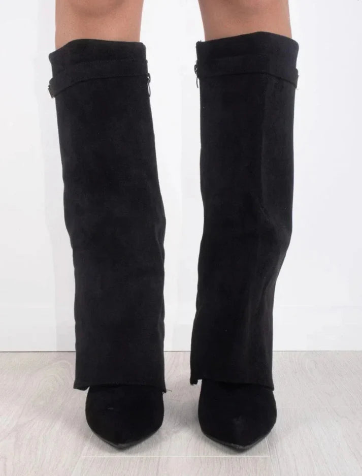 NordVintage Suede Beige Boots