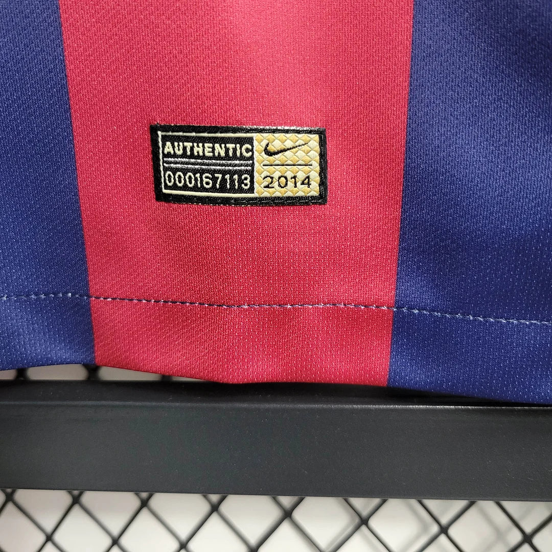 2014-2015 Retro Barcelona Heimtrikot