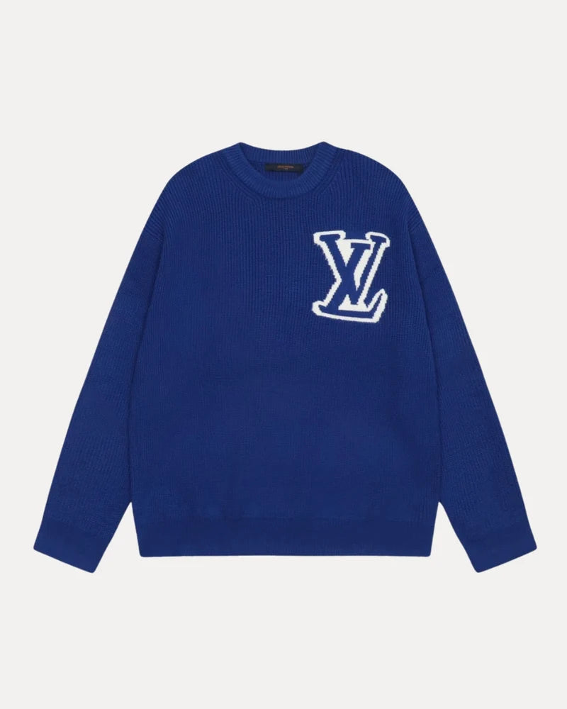 Detailed LV Knit Sweater