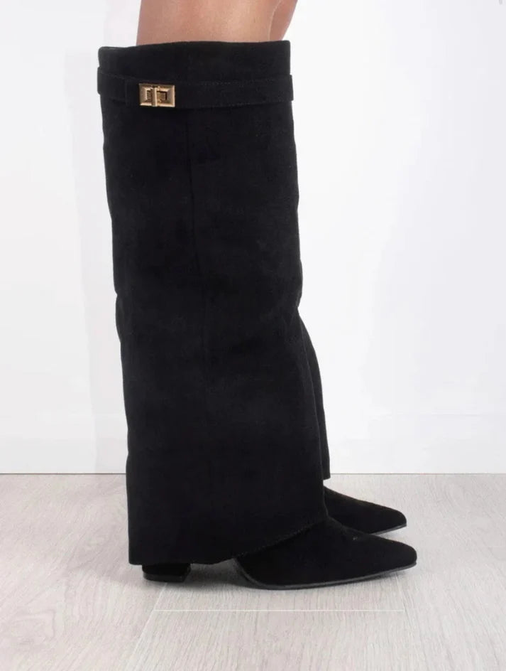NordVintage Suede Beige Boots