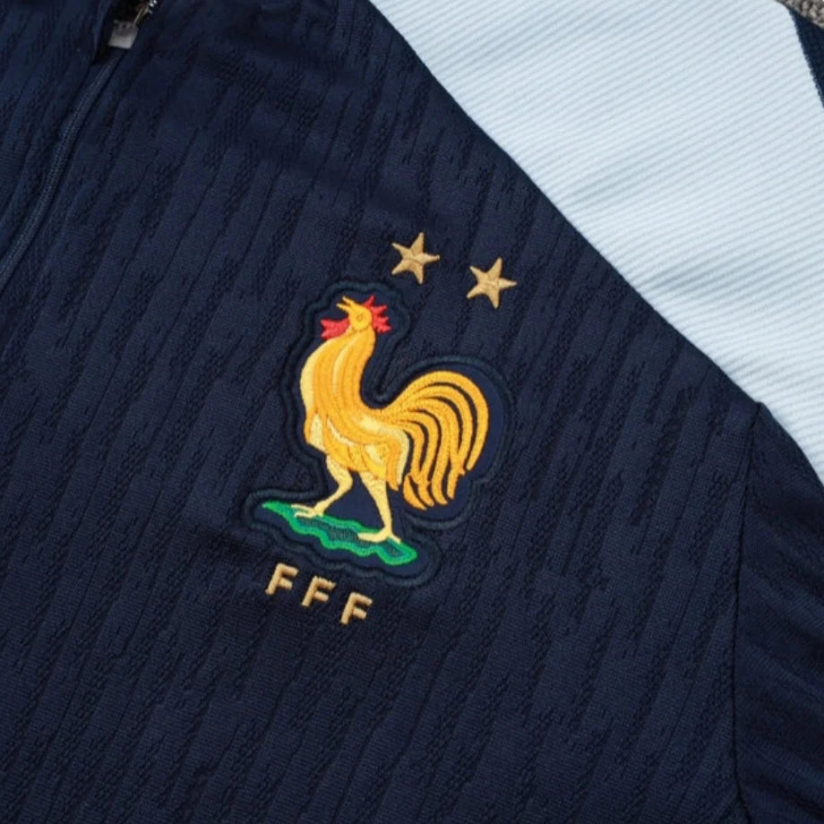 Frankreich Dunkelblauer Trainingsanzug