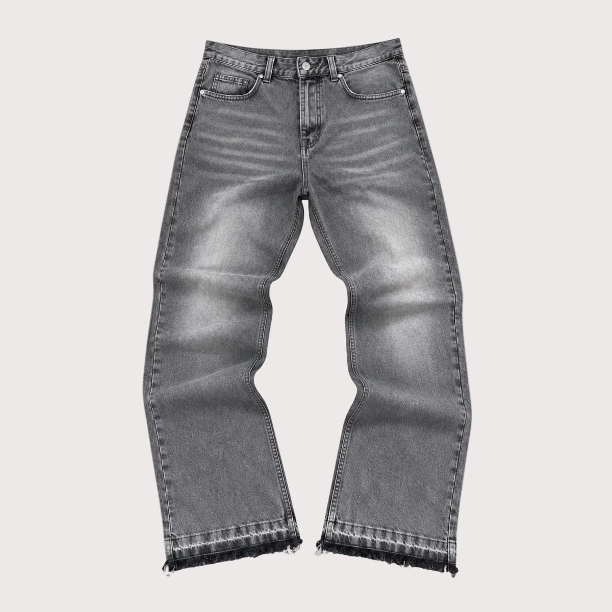 Faced Flared Jeans