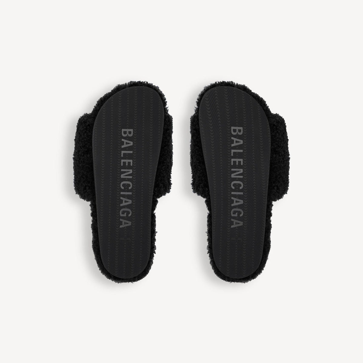 „Balenci“ Pelz-Slides