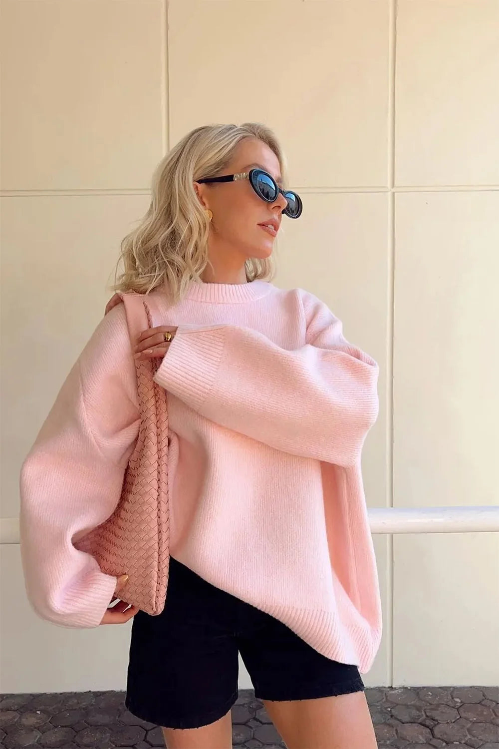 OVERSIZED PINK SWEATER