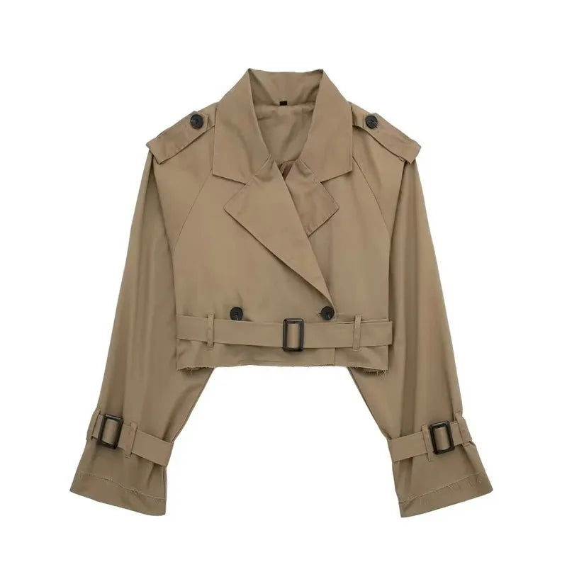HIGH TRENCHCOAT JACKET