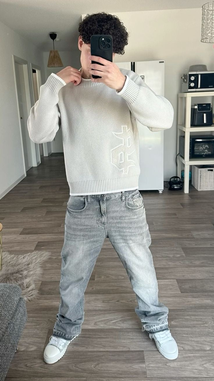 FLARED DENIM JEANS