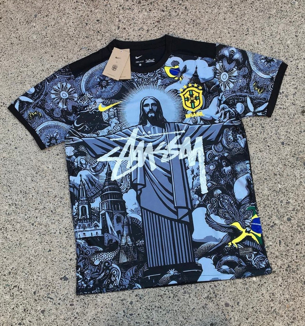 Stüssy x Brazil "Jesus" Limited Jersey