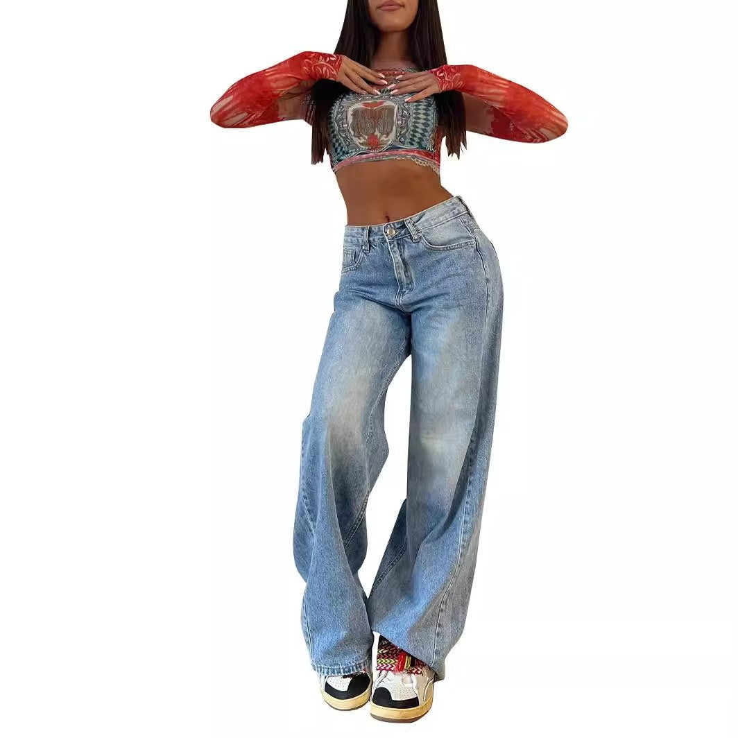MIA LOW-RISE JEANS WOMAN