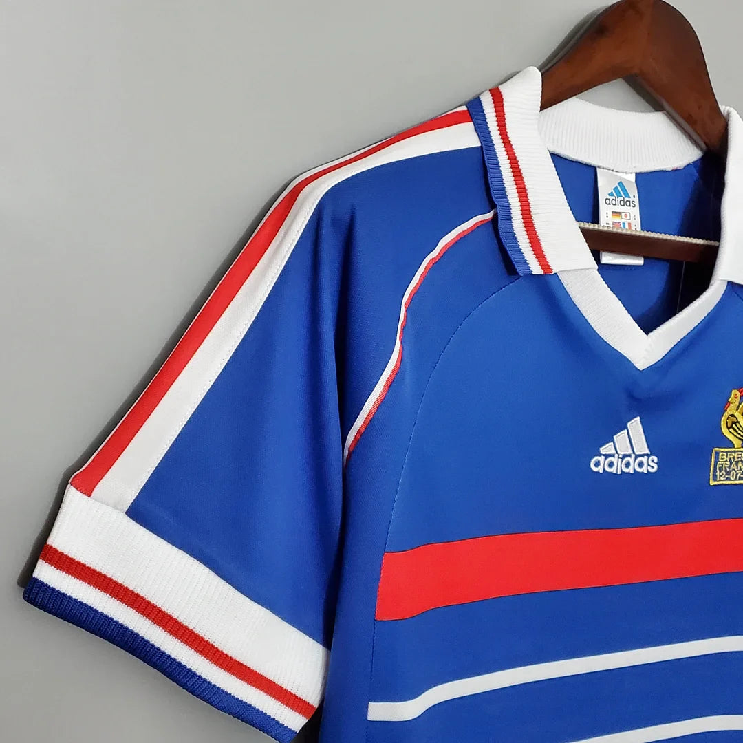 1998 Retro France Home Jersey