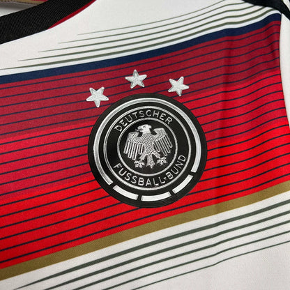 2014 Retro Deutschland Heimtrikot