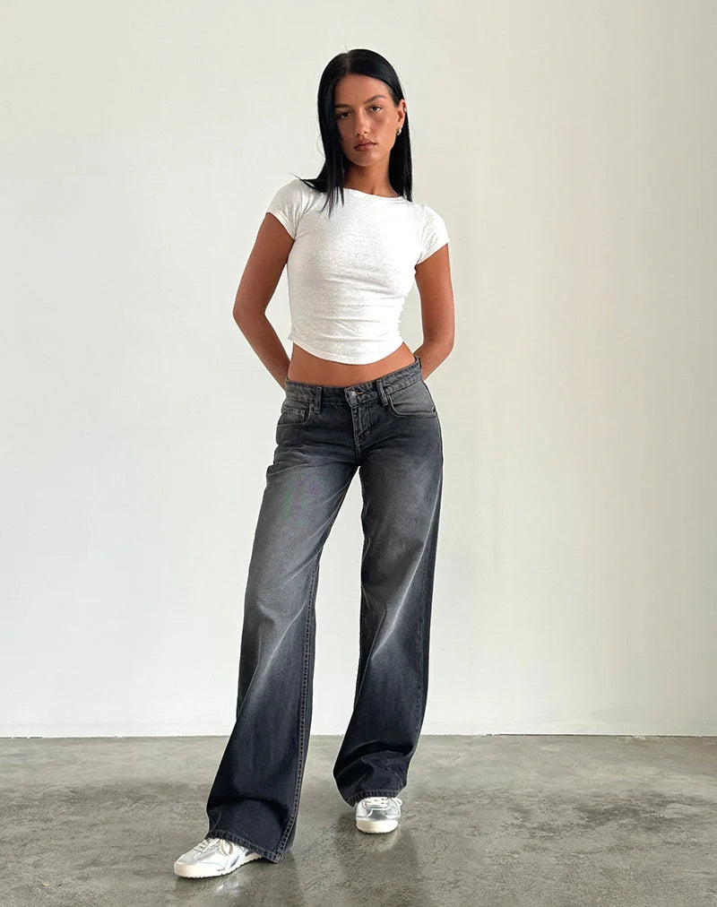 MIA LOW-RISE JEANS WOMAN