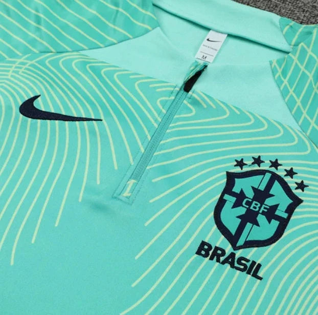 Brasilisch dunkelblauer und grüner Trainingsanzug