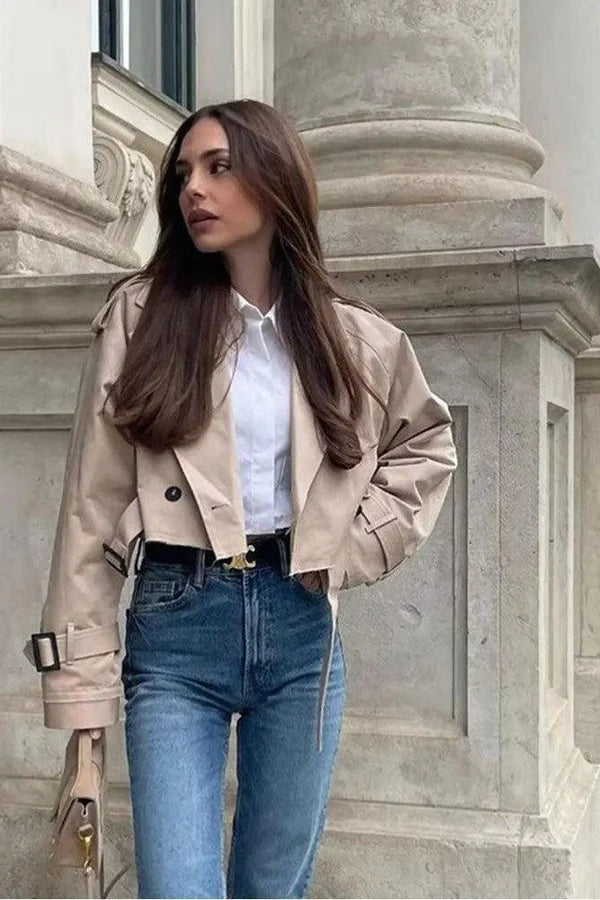 HIGH TRENCHCOAT JACKET