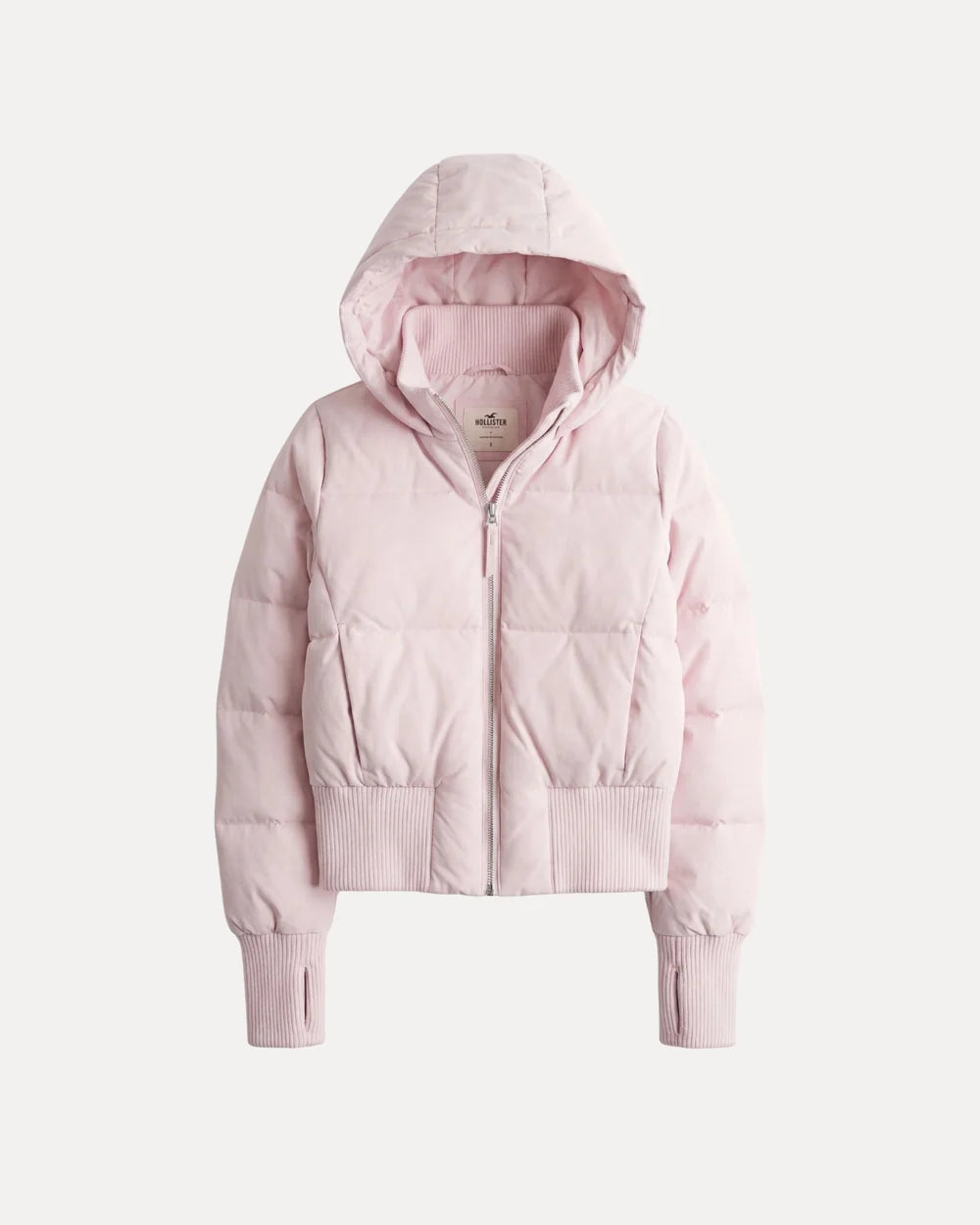 Daunenjacke mit Fellkapuze