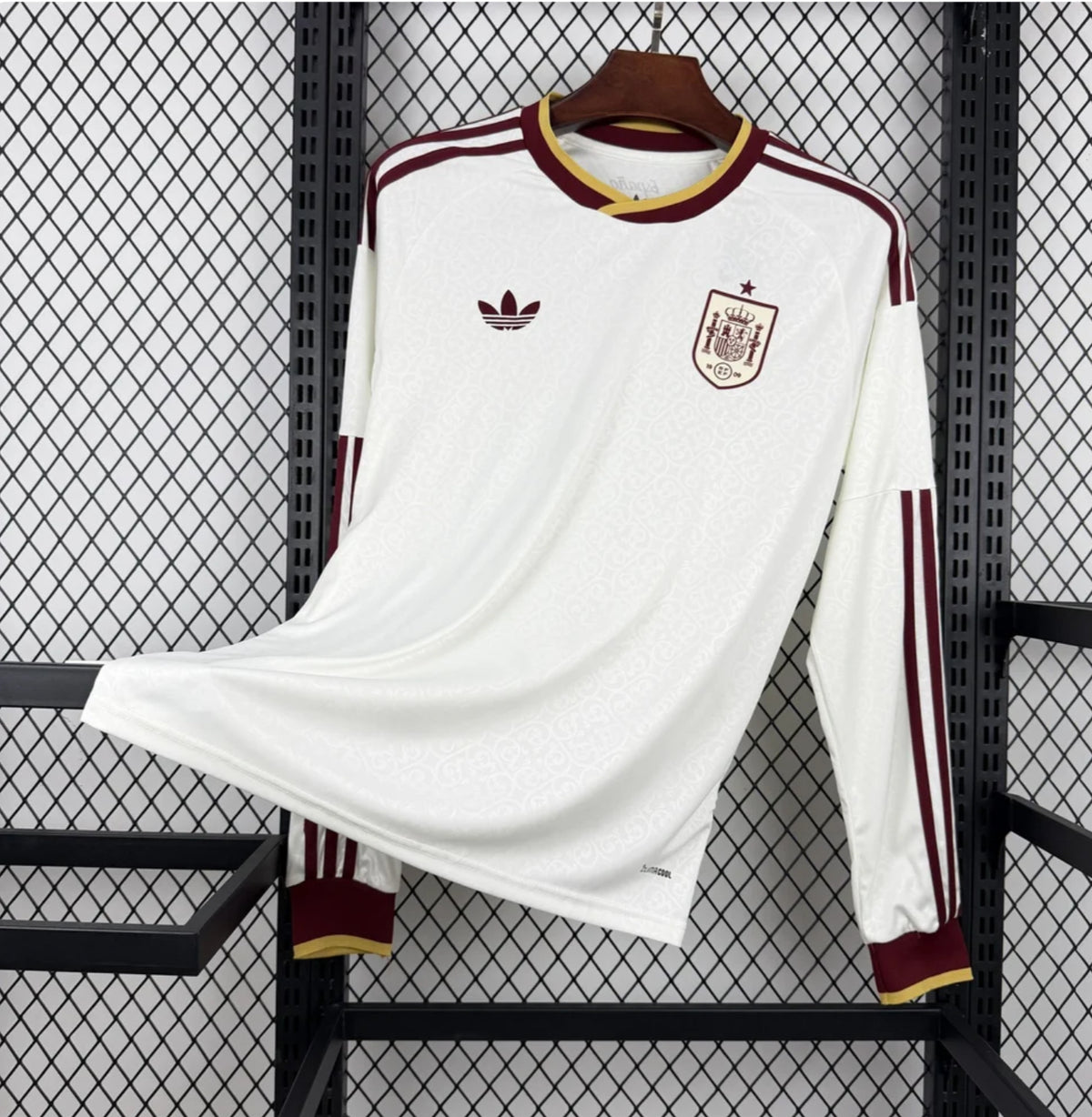 2026 Spanien Auswärtstrikot Langarm Fan-Version