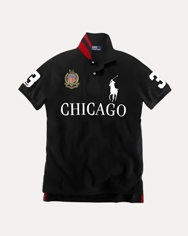 VINTAGE POLOSHIRT - MEHRFARBIG