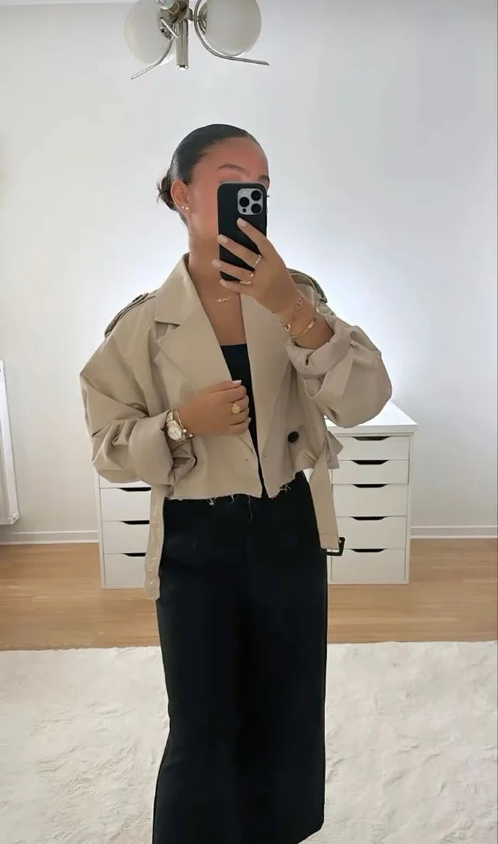 HIGH TRENCHCOAT JACKET