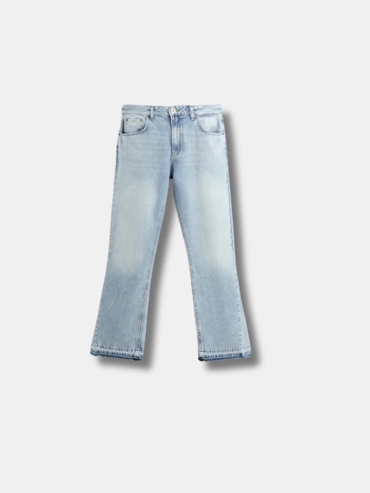 FLARED DENIM JEANS