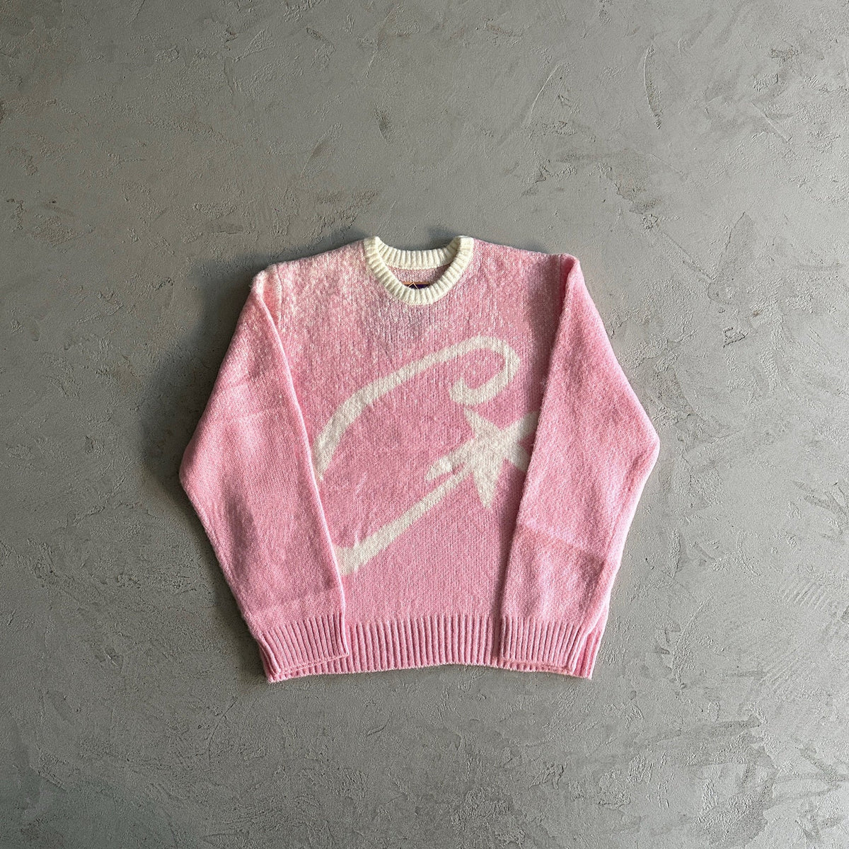 "CRTZ" Mohair-Pullover in Pink
