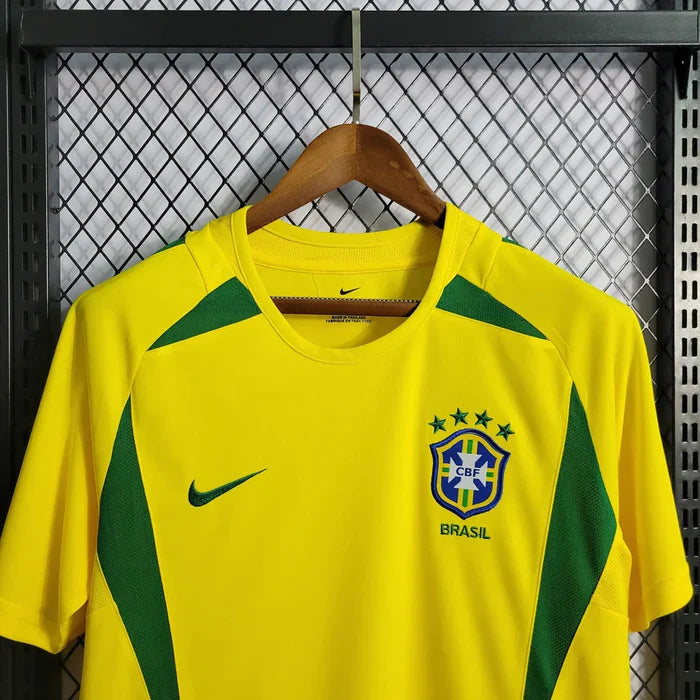 2002 Retro Brazil Home Jersey