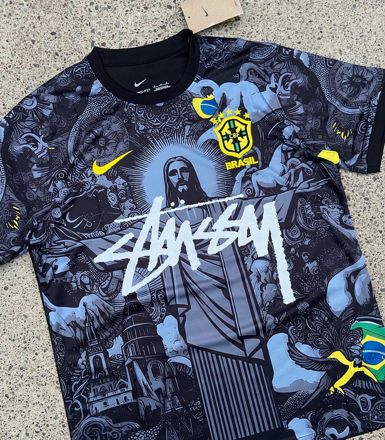 Stüssy x Brazil "Jesus" Limited Jersey