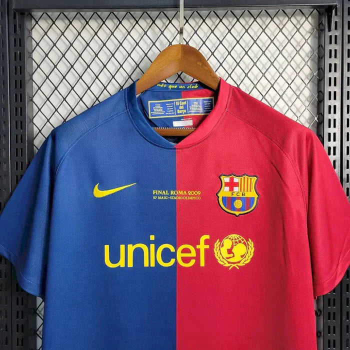 Barcelona Retro Home 2008/2009 UCL Final Kit