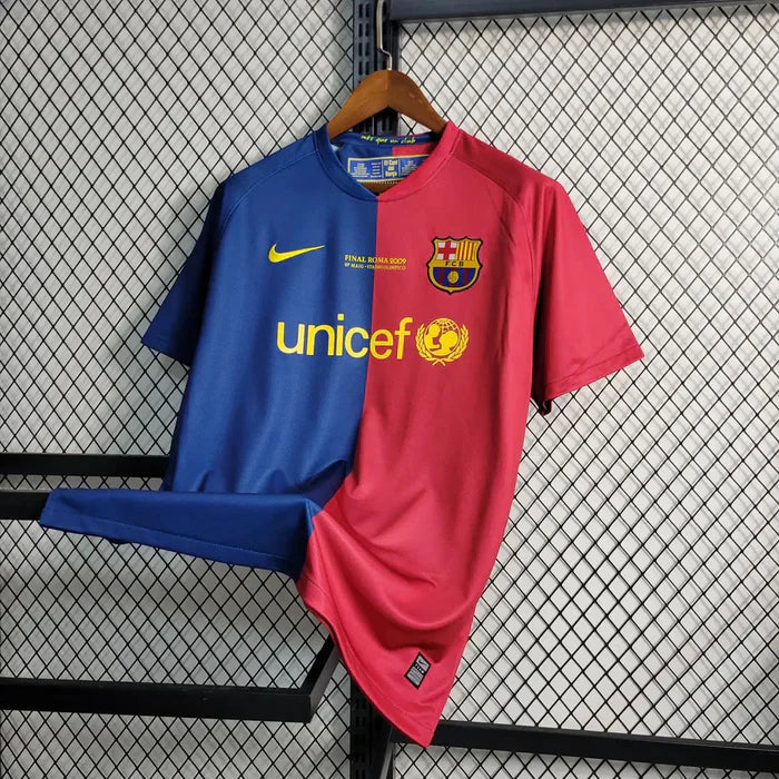 Barcelona Retro Home 2008/2009 UCL Final Kit