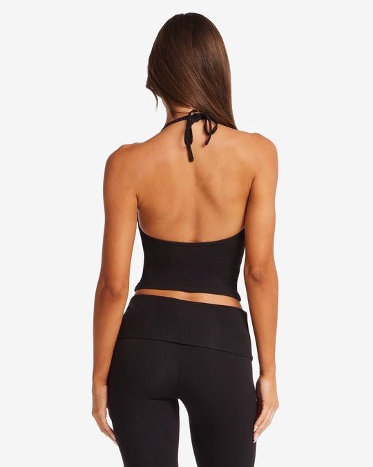 Low-Rise Turn-Up Flared Jogger SET