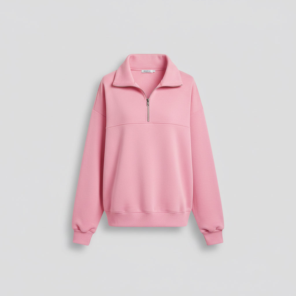 HALFMOON ZIP SWEATER
