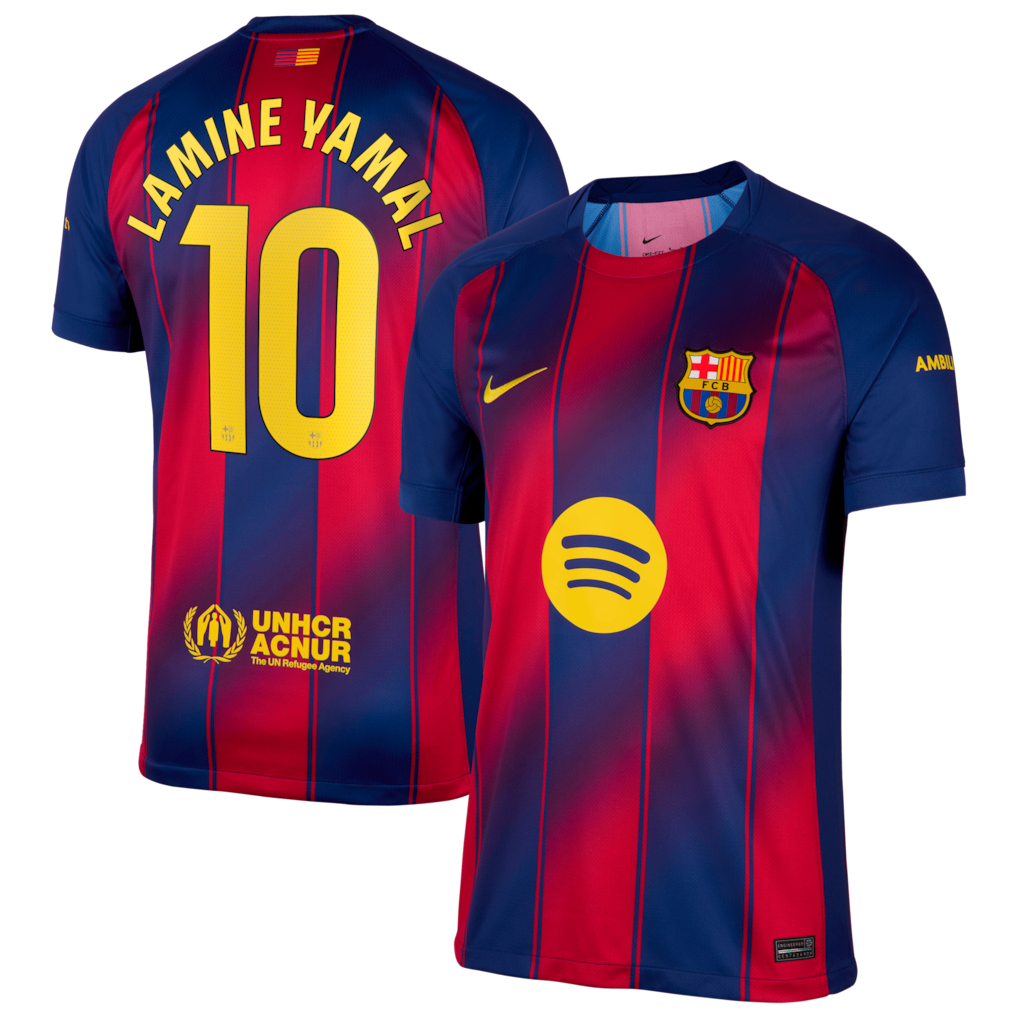 2025/2026 Barcelona Heimtrikot Lamine Yamal 10