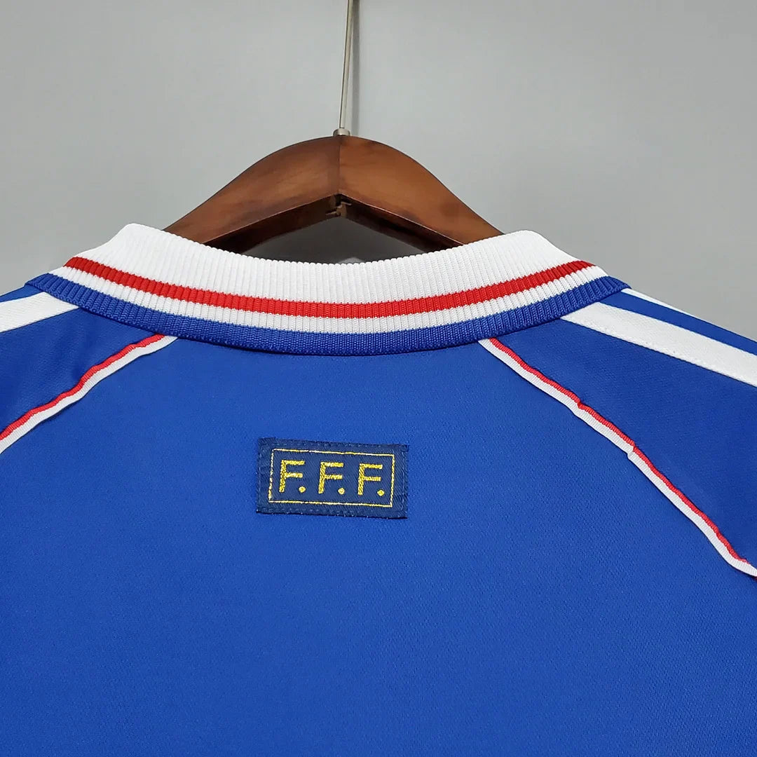 1998 Retro France Home Jersey