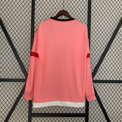 2015-2016 Juventus Retro Auswärtstrikot Langarm